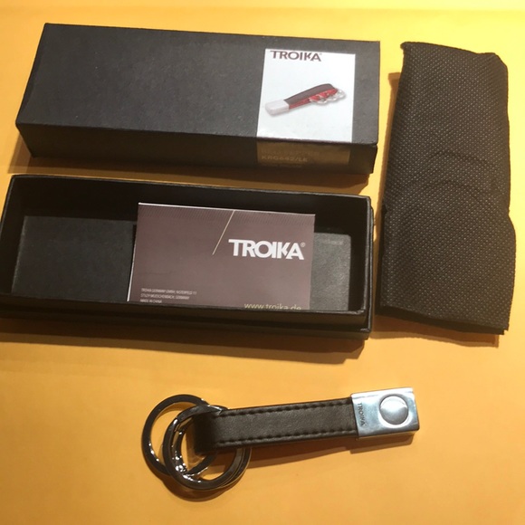 Troika leather key chain - Picture 1 of 5